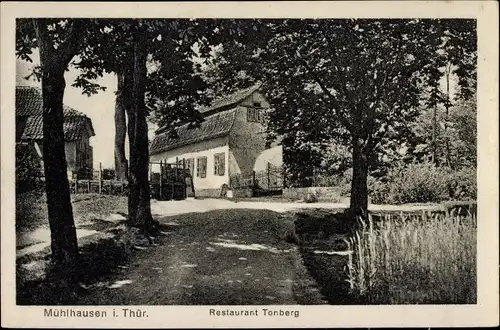 Ak Mühlhausen in Thüringen, Restaurant Tonberg