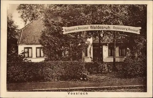 Ak Vossloch Bokholt Hanredder in Holstein, Restaurant Waldesruh