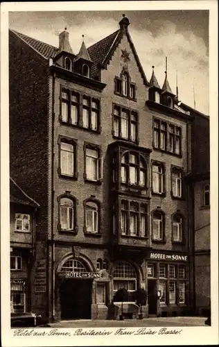 Ak Göttingen in Niedersachsen, Hotel zur Sonne