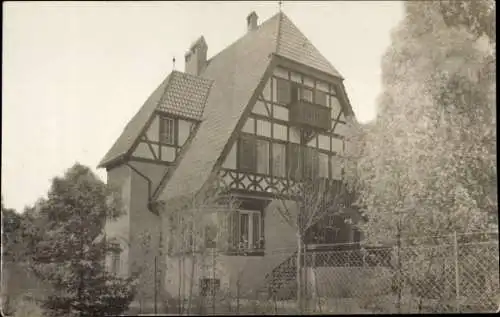 Foto Ak Potsdam, Wohnhaus, Villa, Fachwerkfassade