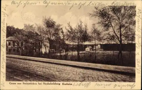 Ak Berlin Zehlendorf Wannsee Steinstücken bei Neubabelsberg, Kurhaus