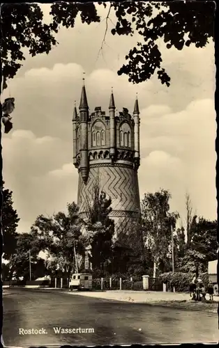 Ak Hansestadt Rostock, Wasserturm