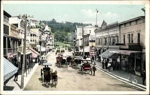 Ak Mackinac Island Michigan USA, Main Street