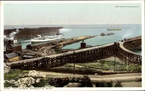 Ak Marquette Michigan USA, Hafen