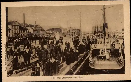 Ak Liepaja Libau Lettland, Stadthafen