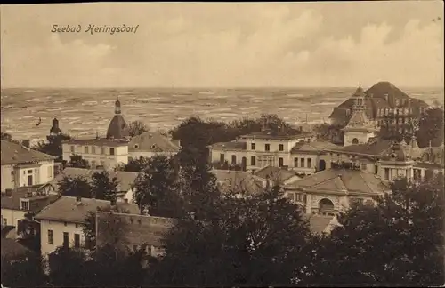 Ak Ostseebad Heringsdorf auf Usedom, Panorama