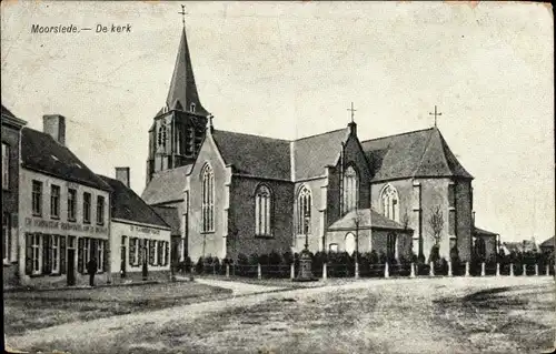 Ak Moorslede Westflandern, Kirche