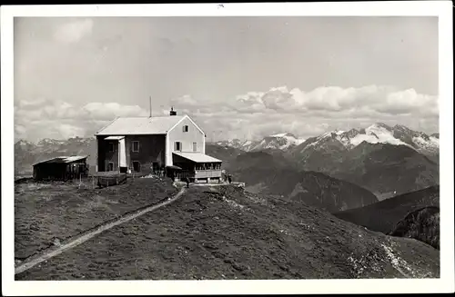 Ak Steinach am Brenner in Tirol, Naturfreundehaus auf Padasterjoch