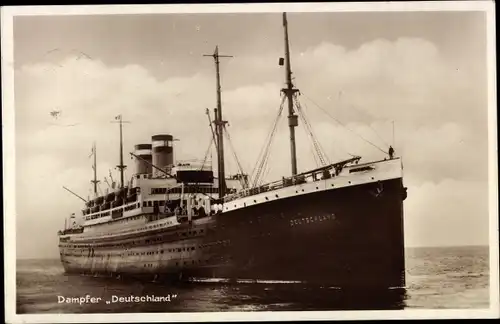 Ak HAPAG, Dampfschiff Deutschland