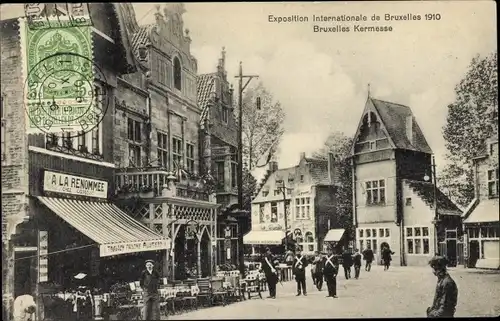 Ak Brüssel Belgien, Exposition 1910, Kermesse