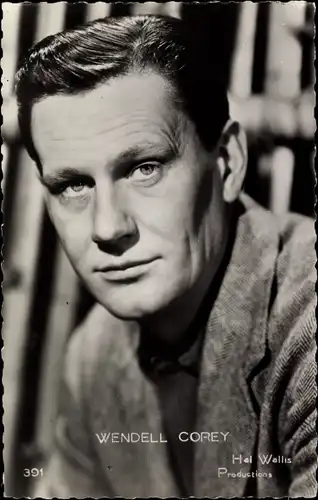 Ak Schauspieler Wendell Corey, Portrait