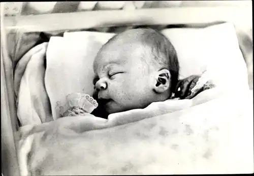 Ak Prinz Wilhelm Alexander als Baby, Adel Niederlande