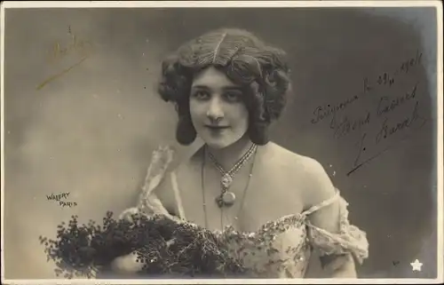 Ak Schauspielerin Sterly, Portrait