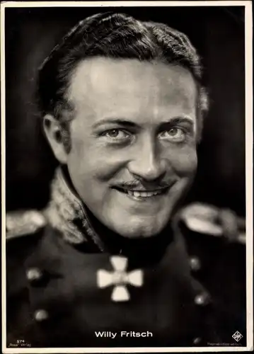 Ak Schauspieler Willy Fritsch, Portrait, Uniform