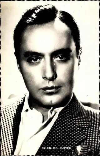 Ak Schauspieler Charles Boyer, Portrait