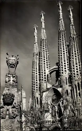 Ak Barcelona Katalonien Spanien, Templo de la Sagrada Familia