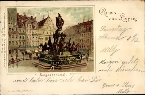 Litho Leipzig in Sachsen, Siegesdenkmal