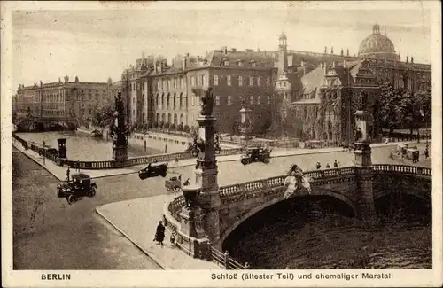 Ak Berlin Mitte, Schloss, ehemaliger Marstall