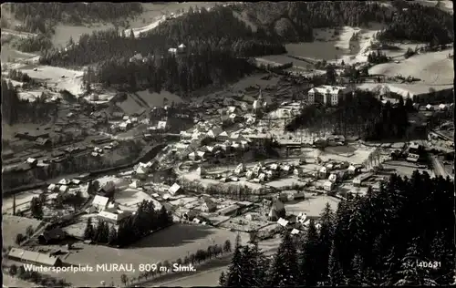 Ak Murau Steiermark, Gesamtansicht