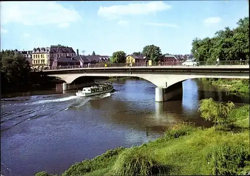 Ak Weißenfels an der Saale, Brücke des Friedens