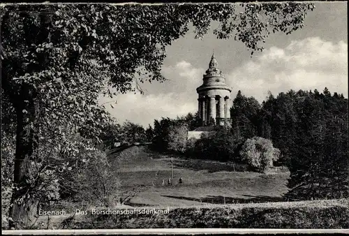 Ak Lutherstadt Eisenach in Thüringen, Burschenschaftsdenkmal