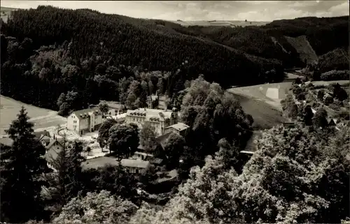 Ak Walsburg Eßbach in Thüringen, FDGB Kurheim, Panorama