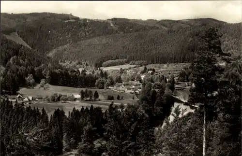 Ak Walsburg Eßbach in Thüringen, FDGB-Erholungsheim Marx-Engels, Panorama