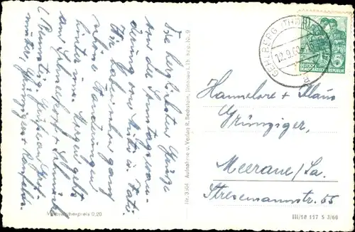 Ak Geraberg in Thüringen, Gesamtansicht