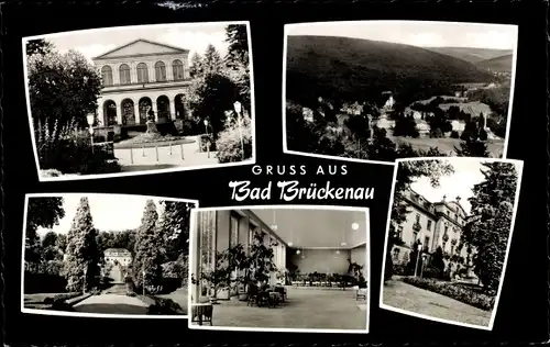 Ak Bad Brückenau im Sinntal Unterfranken, Teilansichten