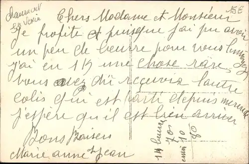 Ak Chaumont en Vexin Oise, Teil der Straße