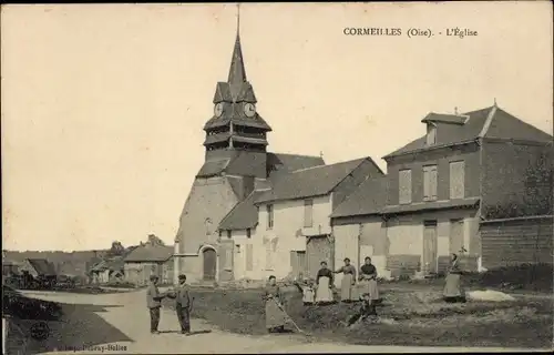 Ak Cormeilles Oise, Die Kirche