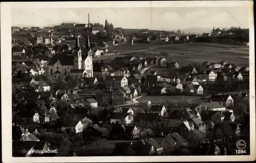 Ak Filipov Filippsdorf Philippsdorf Jiříkov Georgswalde Region Aussig, Totale