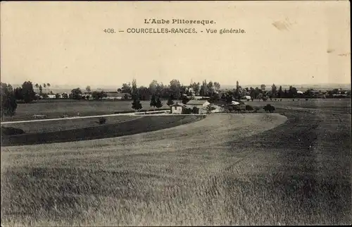 Ak Courcelles Aube, Gesamtansicht