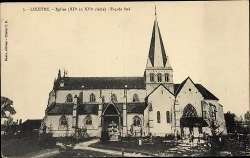 Ak Lhuître Aube, Kirche