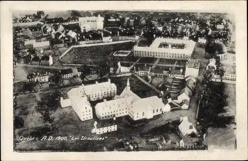Ak Quebec Kanada, Die Ursulinen