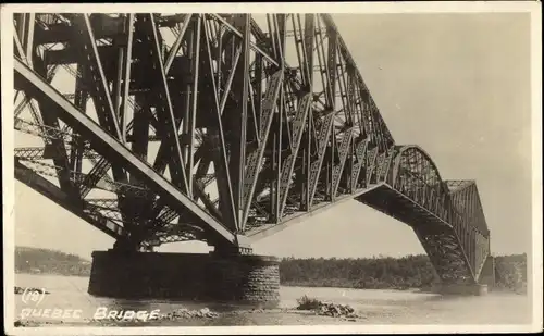 Ak Quebec Kanada, Brücke