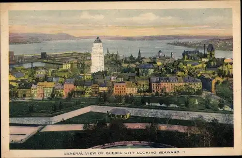 Ak Quebec Kanada, Gesamtansicht