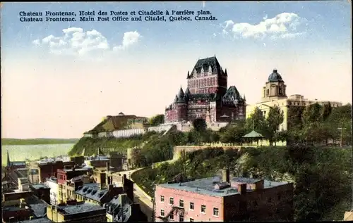 Ak Montreal Quebec Kanada, Hauptpostamt und Zitadelle