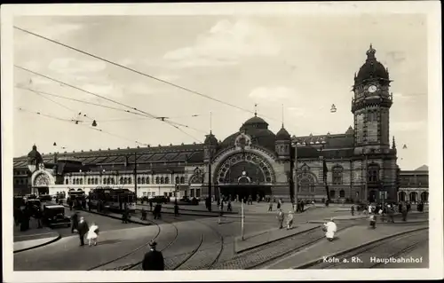 Ak Köln am Rhein, Hauptbahnhof