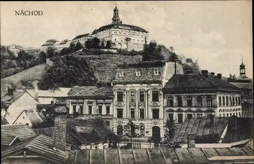 Ak Náchod Region Königgrätz, Panorama