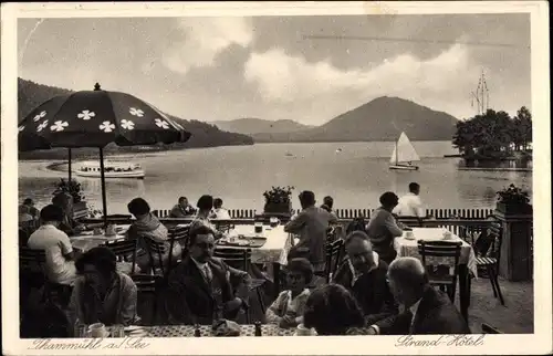 Ak Staré Splavy Thammühl Doksy Hirschberg am See Region Reichenberg, Strandhotel