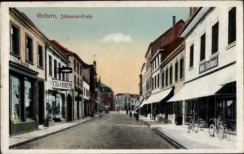 Ak Geldern am Niederrhein, Issumerstraße, Geschäfte