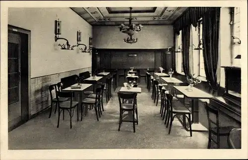 Ak Oschatz, Conditorei, Kaffeehaus Felber, Speisesaal
