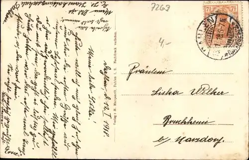 Ak Dahlen in Sachsen, Haushaltungsschule