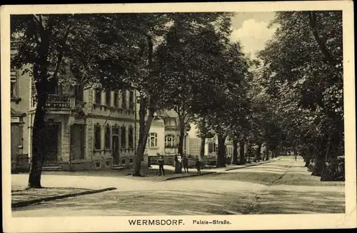 Ak Wermsdorf in Sachsen, Palais Straße