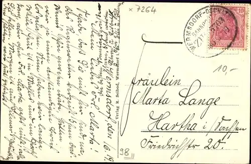 Ak Wermsdorf in Sachsen, Palais Straße