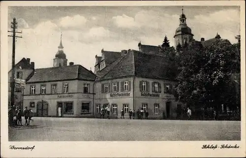Ak Wermsdorf in Sachsen, Schlosschänke