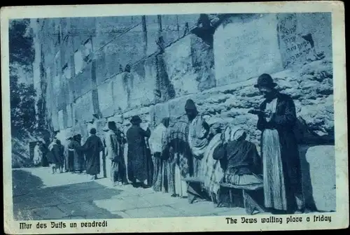 Ak Jerusalem Israel, Klagemauer