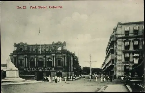 Ak Colombo Ceylon Sri Lanka, York Street