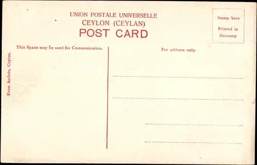 Ak Colombo Ceylon Sri Lanka, York Street
